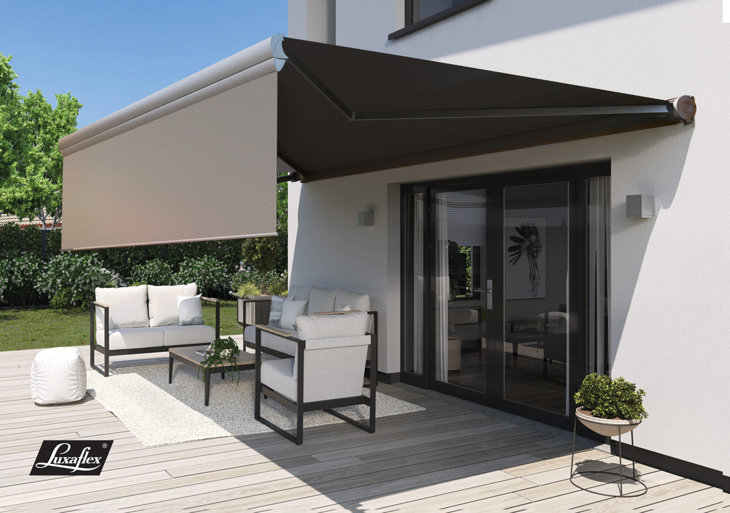 Drop Valance for all-year shading